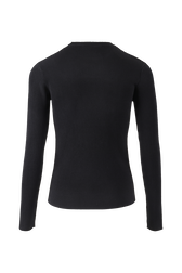 Top goutte uni femme Noir vue de dos