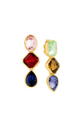 Earrings Superchromatic Triple Multico back view