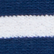 Pull col rond à manches courtes marinière en coton mélangée Raye blanc / bleu 