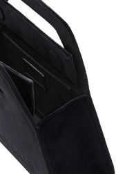 Trapeze "MY RYKIEL BAG" Velvet Bag Black details view 2