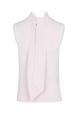 Women Viscose Tank Top with Coloured Armhole Baby pink back view