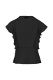 Chiffon blouse Black back view