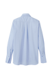 Women Poplin Shirt Baby blue back view