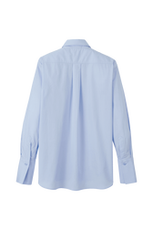 Chemise popeline femme Baby blue vue de dos