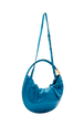 Sac domino medium en cuir Bleu de prusse vue de dos