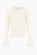 Wool Sweater Blanc vue de face
