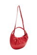 Sac domino medium en cuir Rouge vue de dos