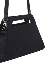 Trapeze "MY RYKIEL BAG" Velvet Bag Black details view 1