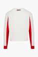 Heart Sweater White back view