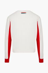Heart Sweater White back view