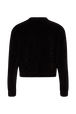 Pull manches longues en velours Noir vue de dos
