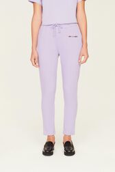 Jogging multicolore signature femme Lilas vue de détail 2