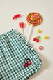Gingham Girl Shorts Green details view 2