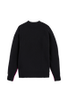 Women May 68 Intarsia Wool Sweater Black back view