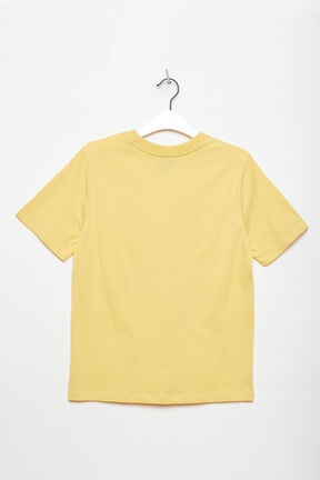 T-shirt fille coton oversize BONTON x Sonia Rykiel  Jaune vue de détail 4