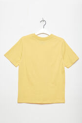 BONTON x Sonia Rykiel Printed Cotton Girl Oversized T-shirt Yellow details view 4