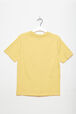 T-shirt fille coton oversize BONTON x Sonia Rykiel  Jaune vue de détail 4