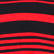 Pull col montant rayé femme Raye noir/rouge 