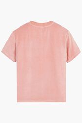 T-shirt velours rykiel Rose vue de dos
