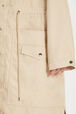 Parka en gabardine monogramme Latté vue de détail 1