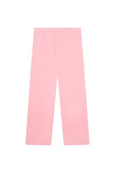 Light Velvet Girl Tracksuit Pants Pink back view