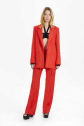 Blazer oversize femme Corail vue portée de face
