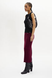 Sleeveless Crew-Neck Jumper Black details view 1