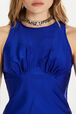Sleeveless jersey top Royal blue details view 2