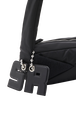 Sac baguette Demi-Pull  en nylon Noir vue de détail 1