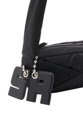 Baguette Demi-Pull  nylon bag Black details view 1