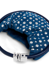 Sac Domino mini en denim et studs Bleu studs vue de détail 2