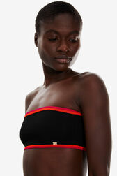 Bandeau avec bords contrastants femme Noir vue de détail 2
