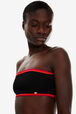 Women Bandeau Top with Contrasting Edges Black details view 2