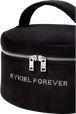 Velvet vanity case Black details view 2