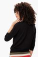Rykiel Forever Short Sweater Black back worn view