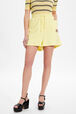 Women Cotton Shorts Baby yellow details view 1