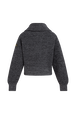 Pull col camionneur en laine moulinée
 Gris vue de dos