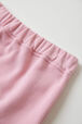 Lip Print Fleece Girl Short Skirt Pink details view 2