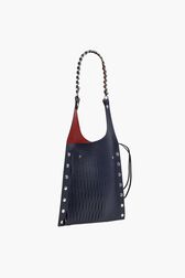 Le Baltard Hobo Bag Prussian blue back view