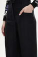 Pantalon taille haute en laine froide Noir vue de détail 2