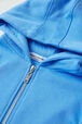 Girl Zipped Sweatshirt  Blue details view 2
