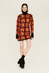 Robe courte col roulé Mai 68 femme Multico crea vue de détail 1