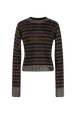 Pull à rayures de strass Multico vue de face