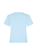 T-shirt col rond manches courtes Bleu vue de dos