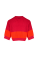 Top court résille bicolore femme Raye fuchsia/corail vue de dos