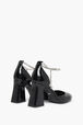 Black Patent Leather Anklet D'Orsay Black back view