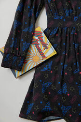 Robe manches longues fille Wonder Woman Noir vue de détail 1