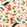 Women Cherry Print Twill Midi Skirt Baby yellow 