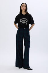 Rykiel Hotel T-shirt Black front worn view