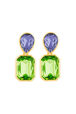 Earrings Superchromatic Peridot Peridot front view